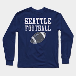 Vintage Seattle Football Long Sleeve T-Shirt
